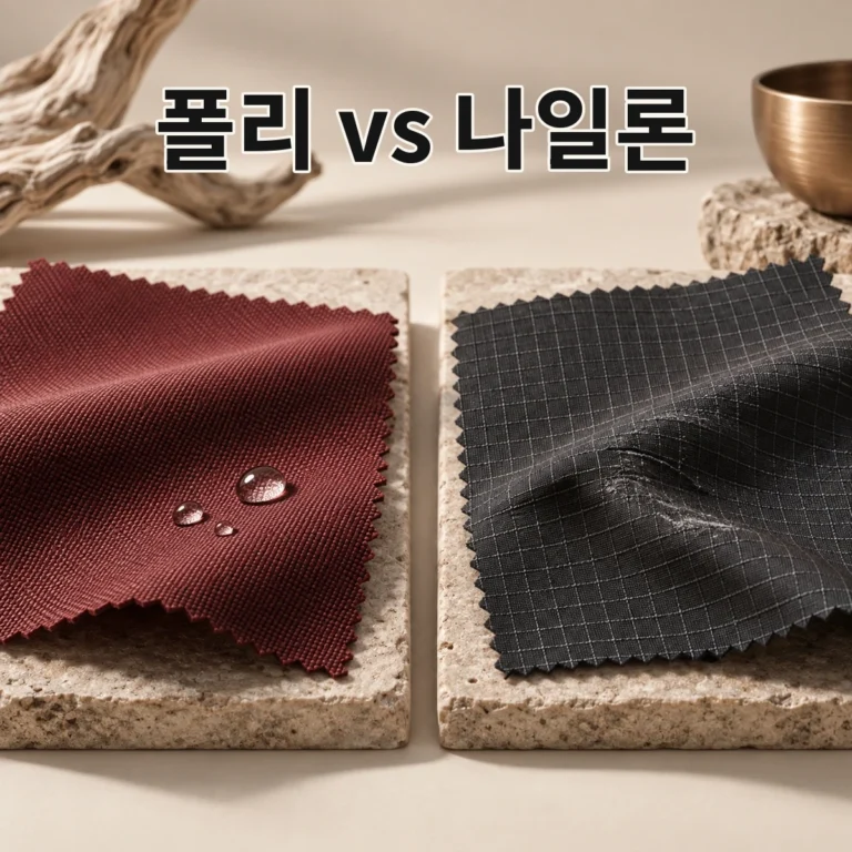 폴리에스터와 나일론 차이, 땀·마찰·건조로 고르기 V2 대표 이미지