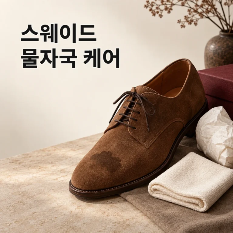 스웨이드 신발 물자국 관리, 젖었을 때 말리는 순서 V2 대표 이미지