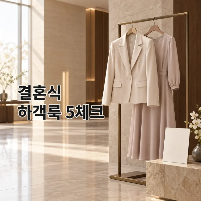 결혼식 하객룩 고르는 법: 흰색보다 먼저 확인할 5가지 V2 대표 이미지